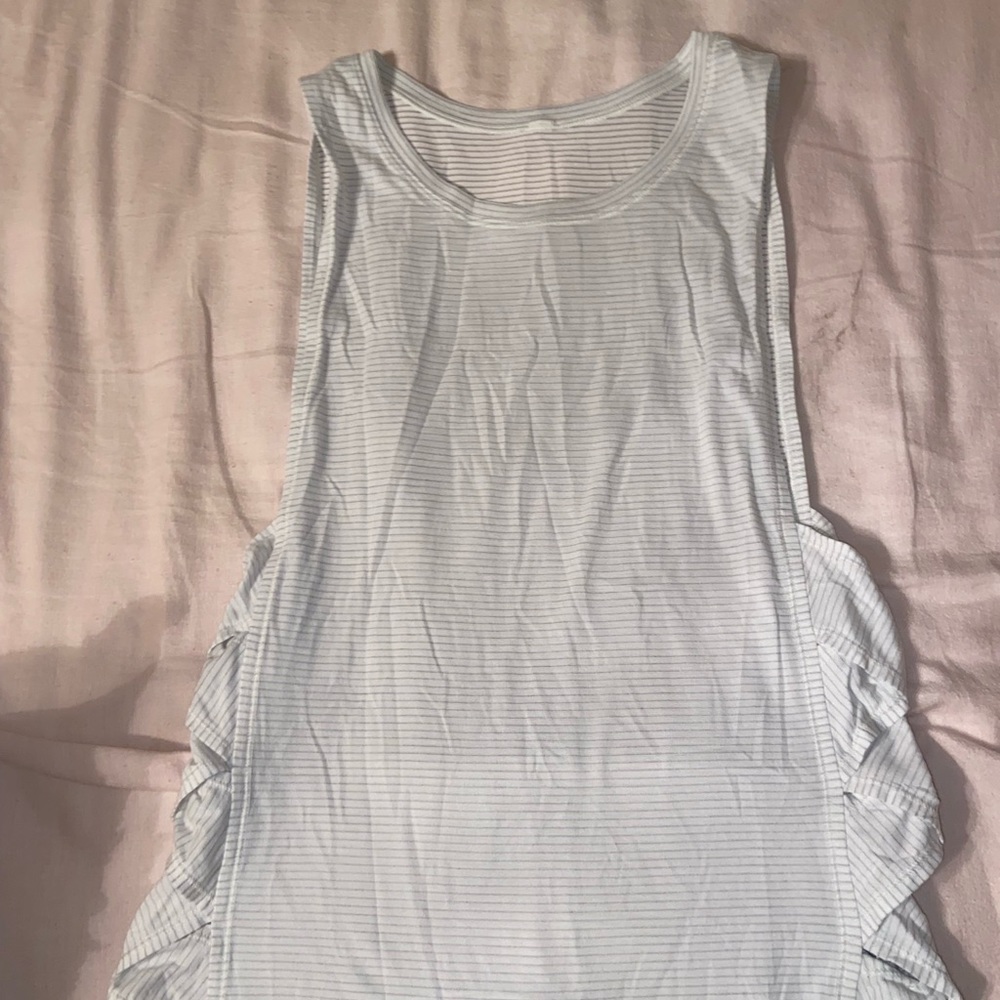 White Lululemon tank top